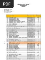 Ministry of Health Malaysia Drug Formulary NO. 3/2011