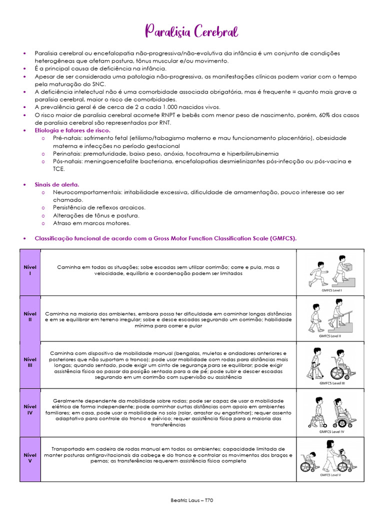 Paralisia Cerebral e Deficiência Intelectual | PDF | Deficiência ...