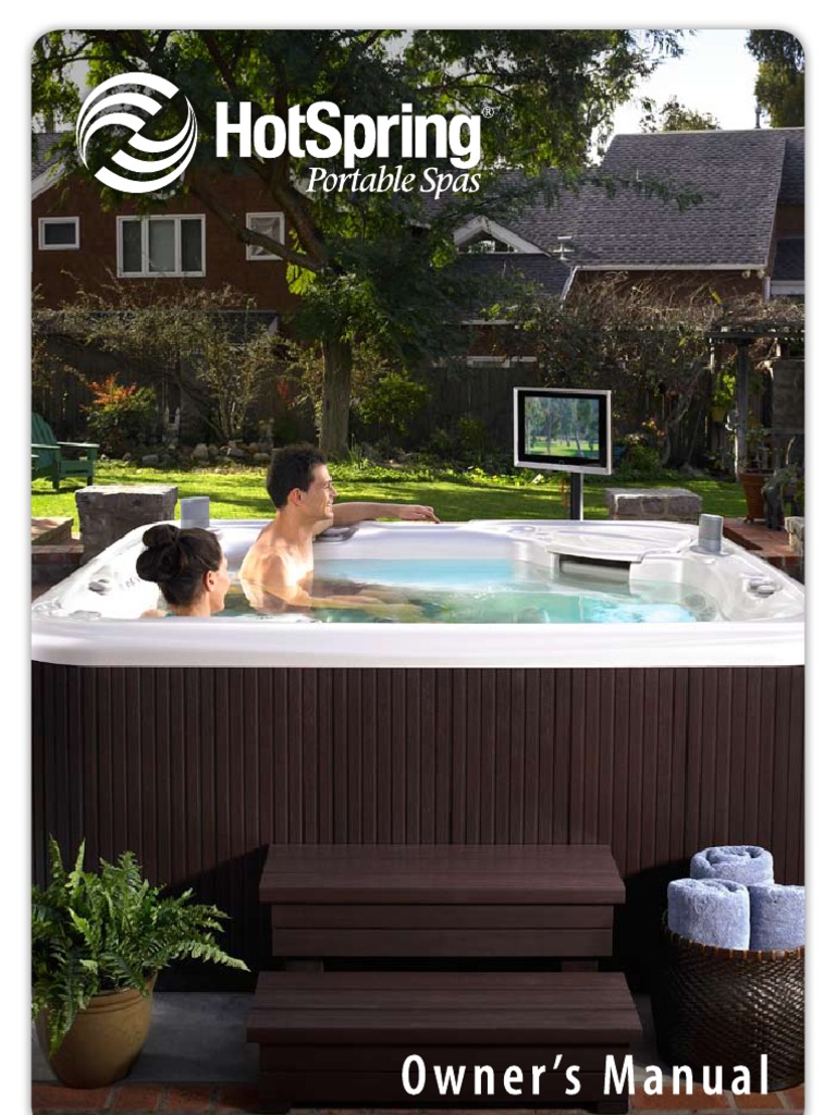 HotSpring Spas Owners Manual 2010 PDF Hyperthermia Electrical