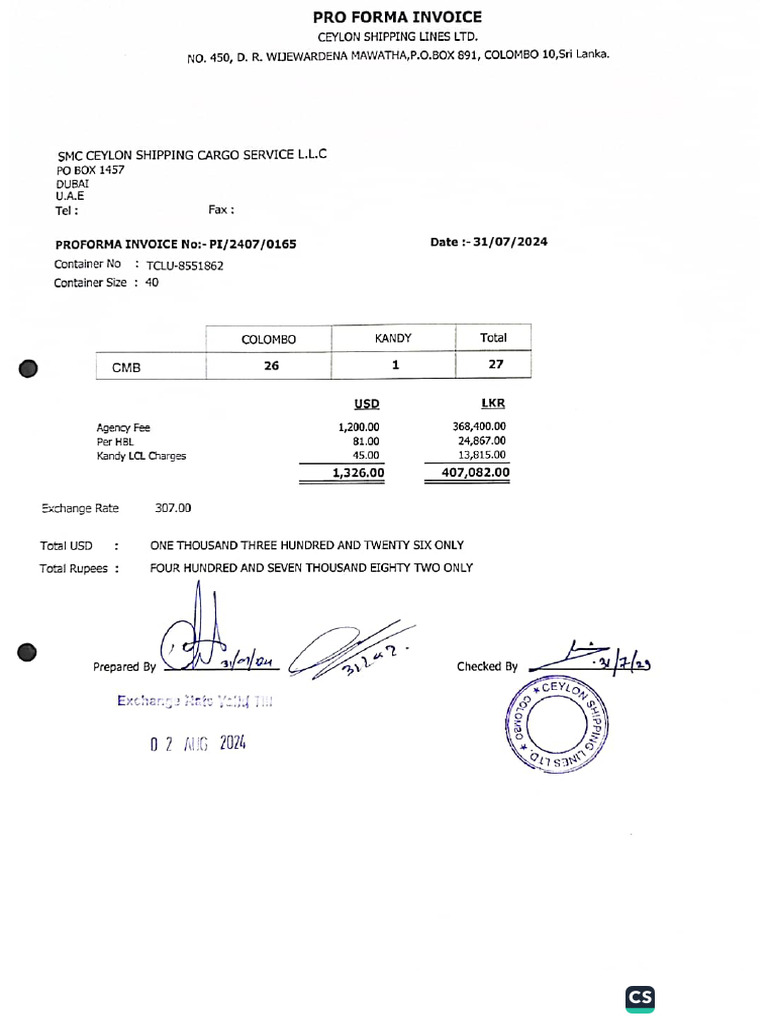 SMC Invoice | PDF