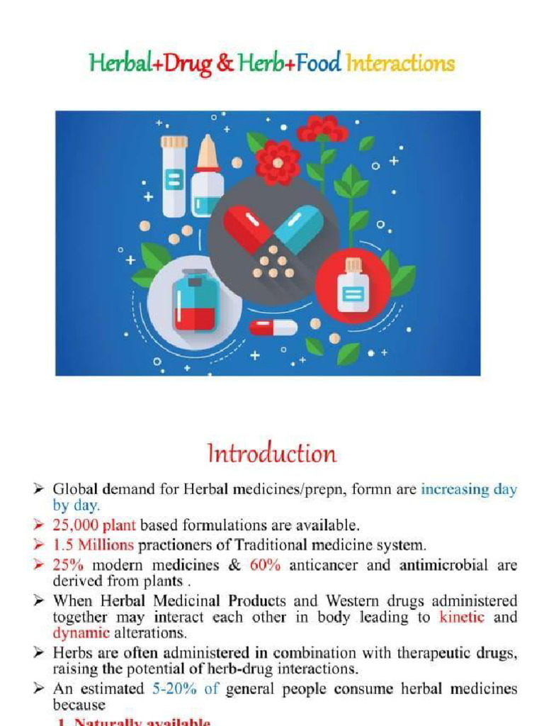Herbal Drug Interactions | PDF - Interactions Between Ibuprofen And Herbal Supplements
