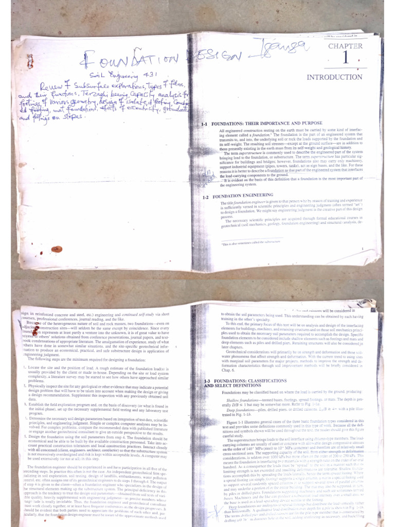 Foundation Handout | PDF