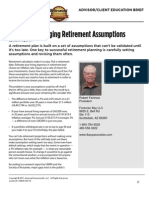 Robert Feinholz - The Art of Managing Retirement Assumptions