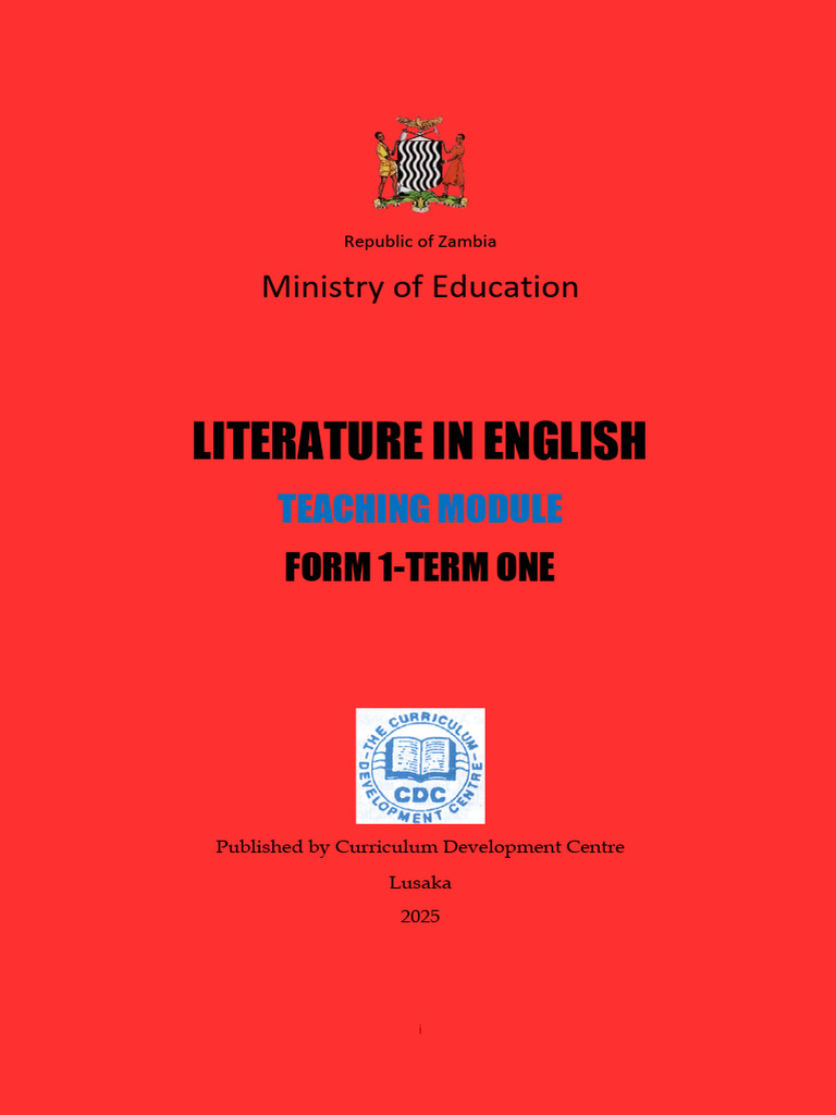 Literature Teaching Module for Form 1 | PDF | Learning | Folklore