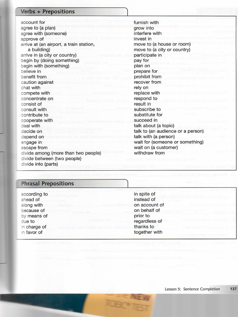 Prepositions 2 | PDF