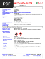 COSHH Transaqua HT2 PDF | PDF | Firefighting | Dangerous Goods
