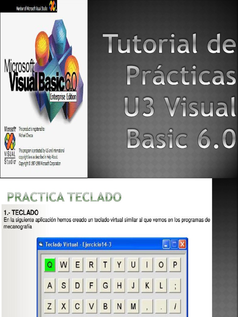 Visual Basic 6.0 Practicas Unidad 3 | PDF