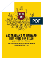 Australians at Harvard - Program