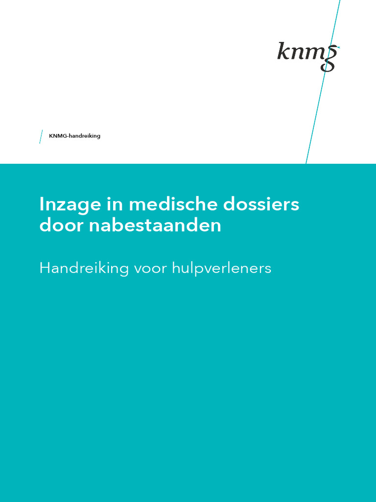 KNMG 201116 KNMG-Handreiking Nabestaanden 18 | PDF
