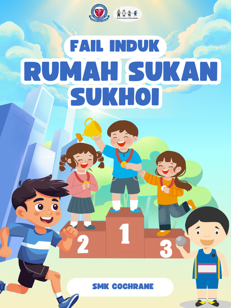 Blue Illustrated Sport Day Program | PDF