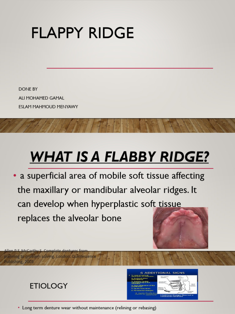 Understanding Flabby Ridge in Dentures | PDF | Dentures | Dentistry ...