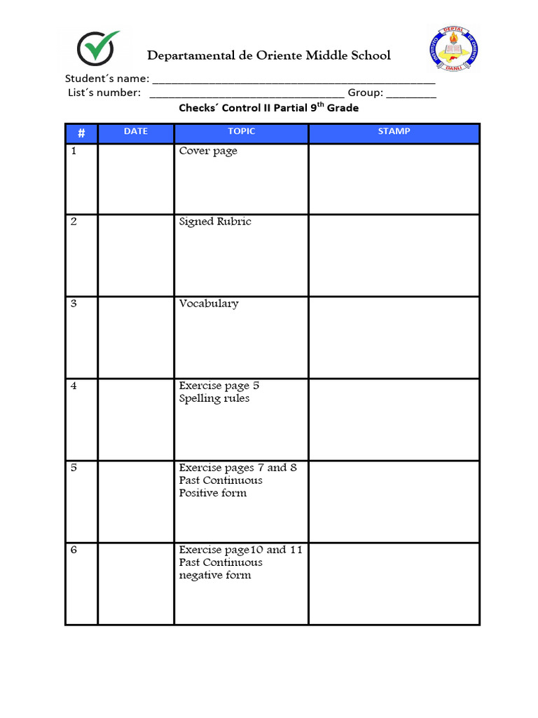 Checks Control II Partial 2025 | PDF