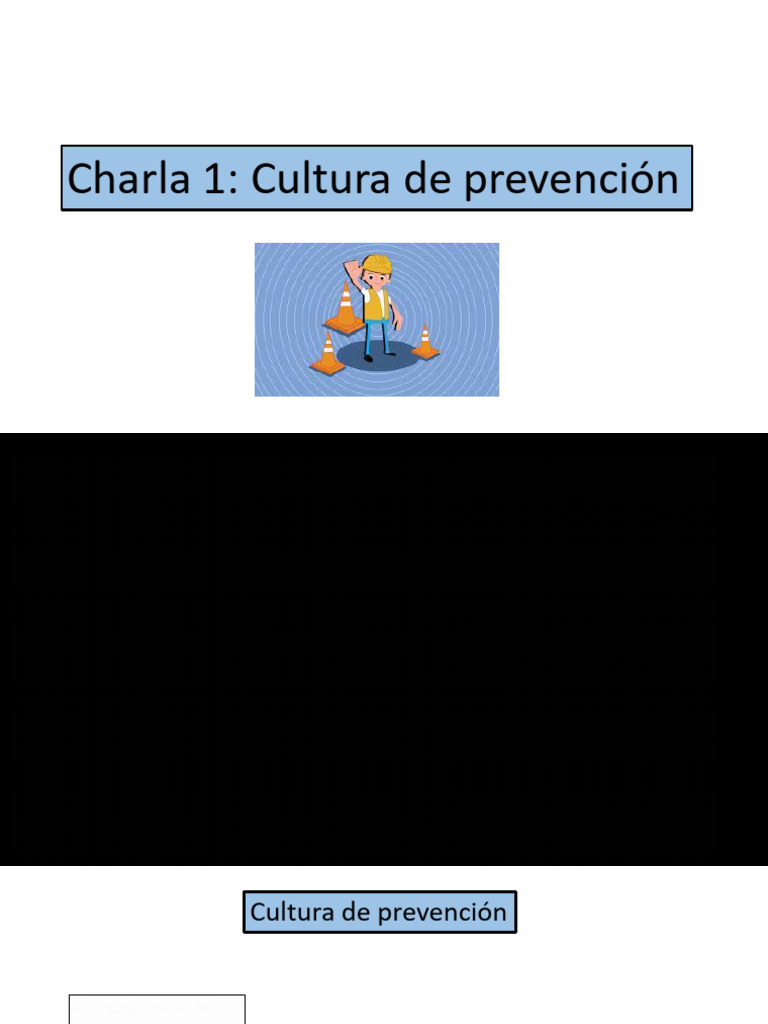 Cultura de Prevención en el Trabajo | PDF