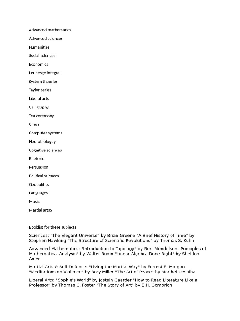Advanced Mathematics Overview | PDF | Disciplines | Analysis