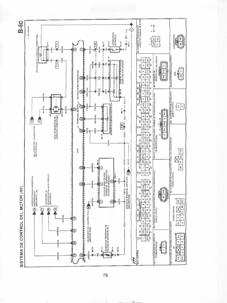 Mazda 323 Diesel Motor RF Plano 3 | PDF