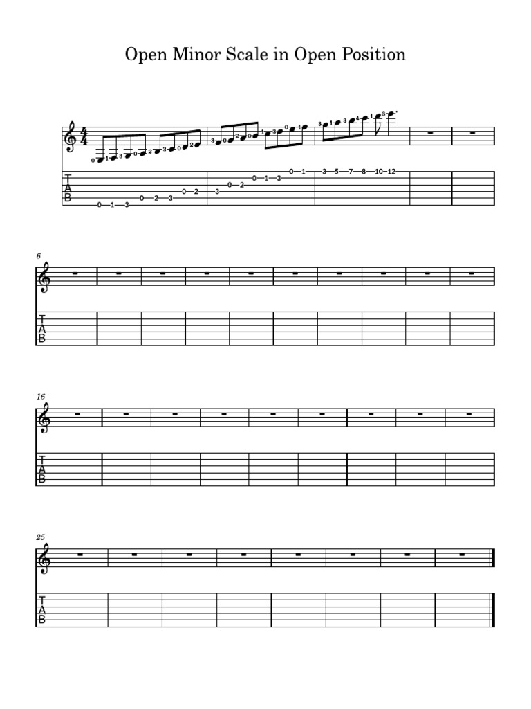 Open Minor | PDF