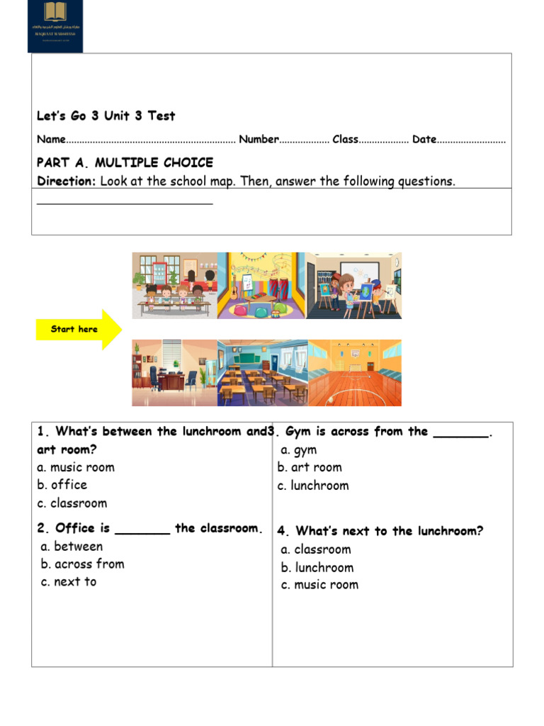 Let’s Go 3 Unit 3 Test Questions | PDF