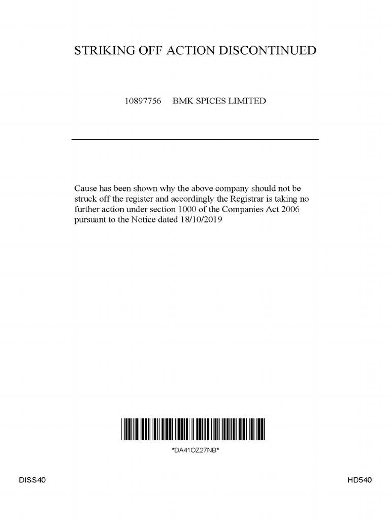 Companies House Document | PDF