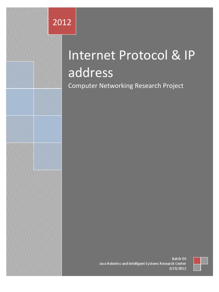 Internet Protocol & IP Address | Download Free PDF | Ip Address | I Pv6