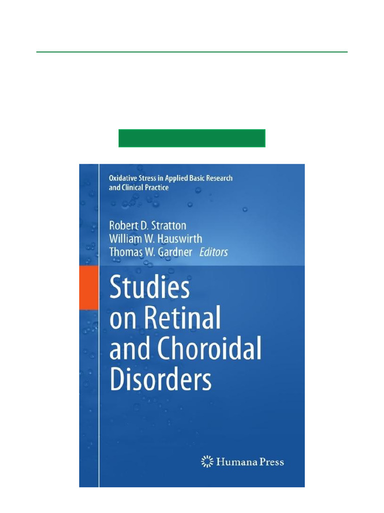 Retinal and Choroidal Disorders Study | PDF