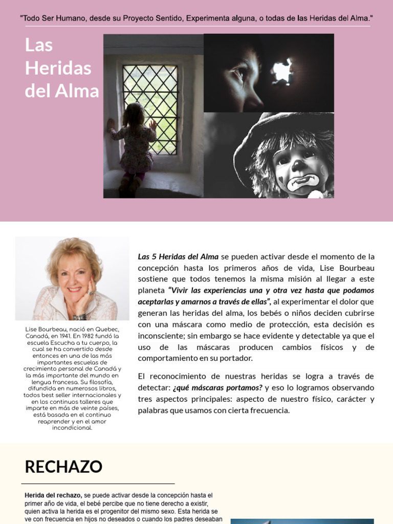 Sanando las 5 Heridas del Alma | PDF | Amor | Sicología