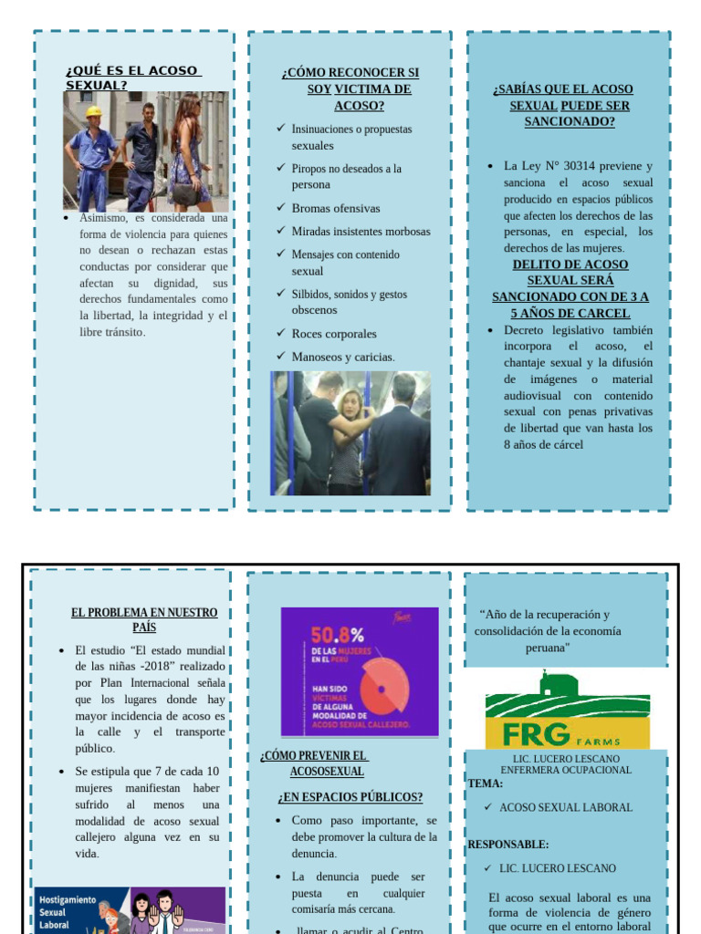 Definición y Prevención del Acoso Sexual | PDF | Acoso sexual | La ...