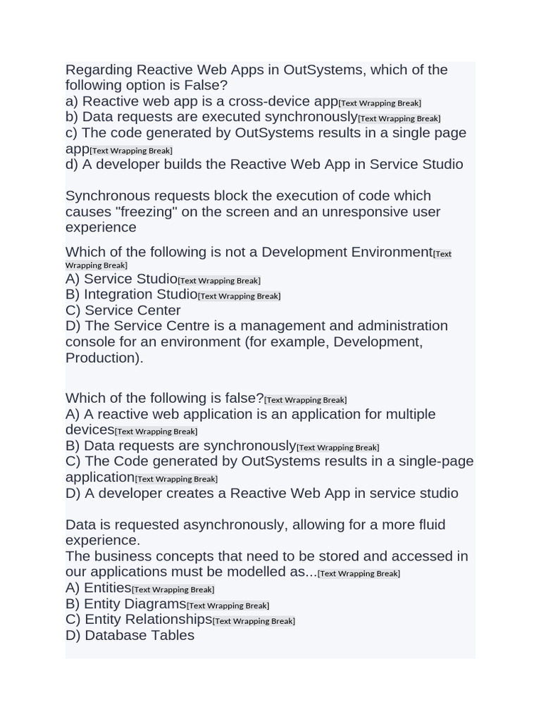 Regarding Reactive Web Apps in OutSystems | PDF | Parameter (Computer ...