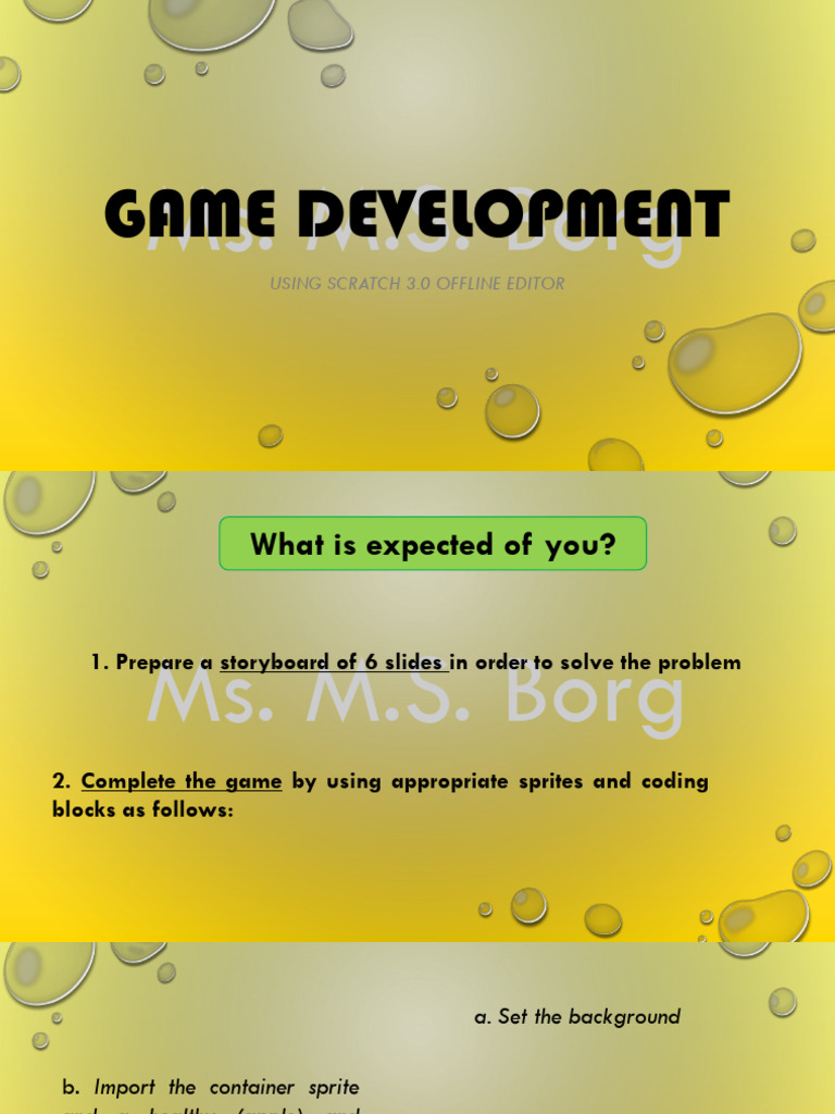 Game Development with Scratch 3.0 | PDF | Computing