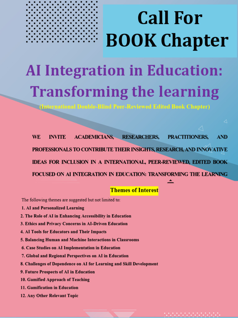 AI Integration in Education | PDF | Artificial Intelligence ...