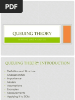 Queuing Theory: Waiting Line Analysis