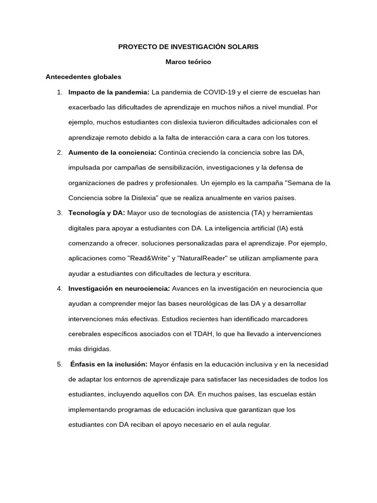 Impacto de la Pandemia en Dificultades de Aprendizaje | PDF | Enseñando ...