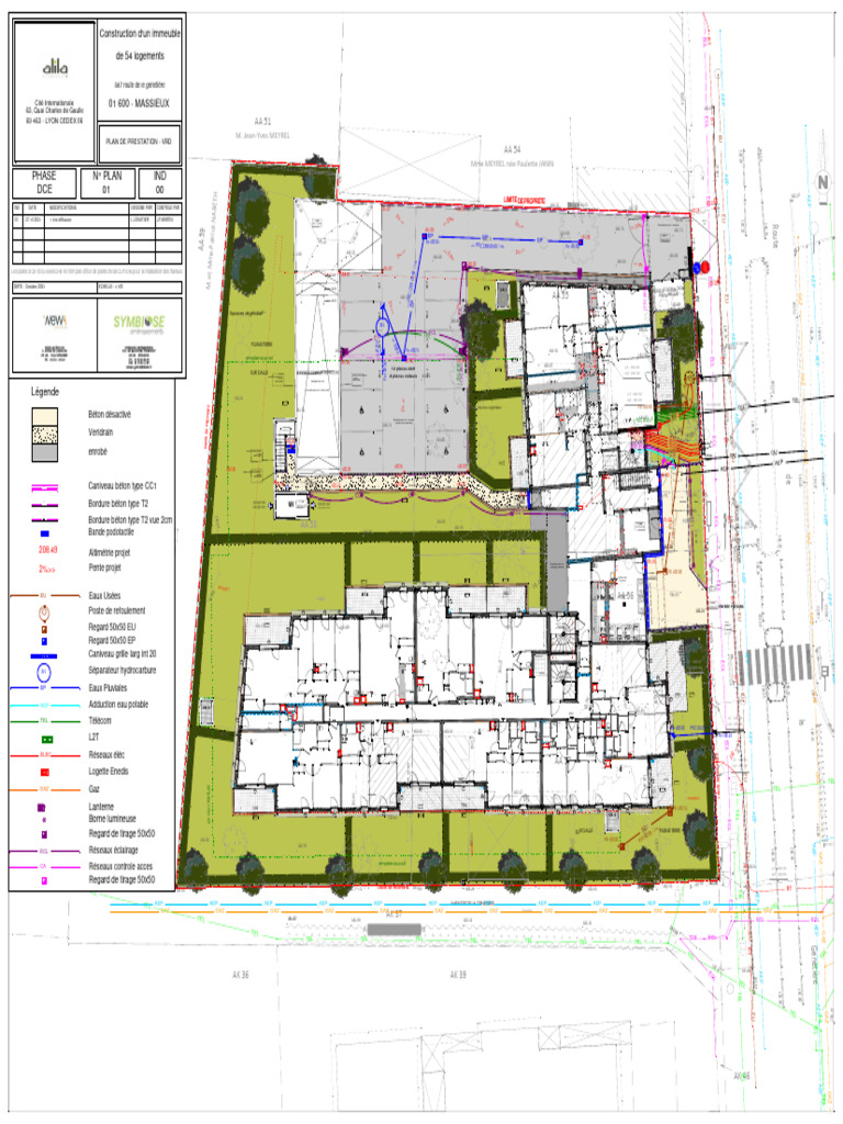 Plan VRD pour Construction Immeuble | PDF