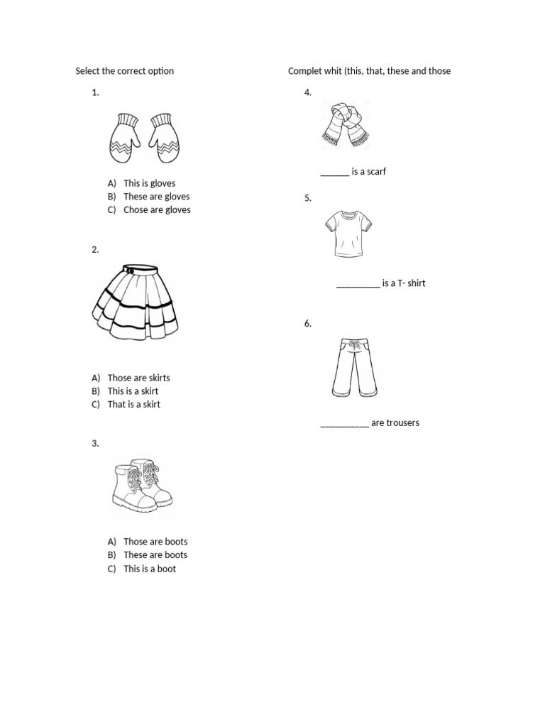 Select The Correct Option | PDF