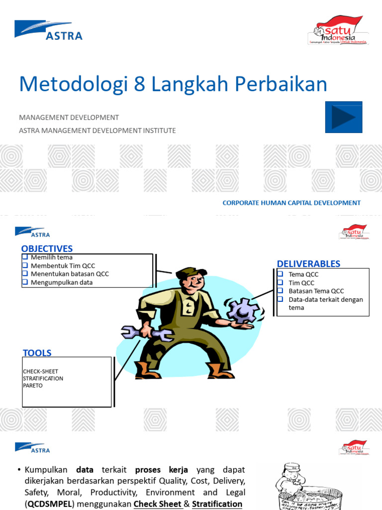 Metodologi 8 Langkah Perbaikan QCC | PDF