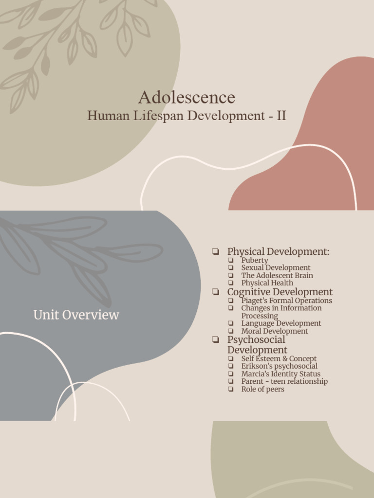 Adolescent Development: Key Changes and Challenges | PDF | Adolescence ...
