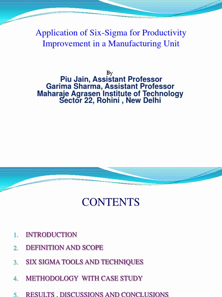 Six Sigma | PDF | Six Sigma | Brainstorming