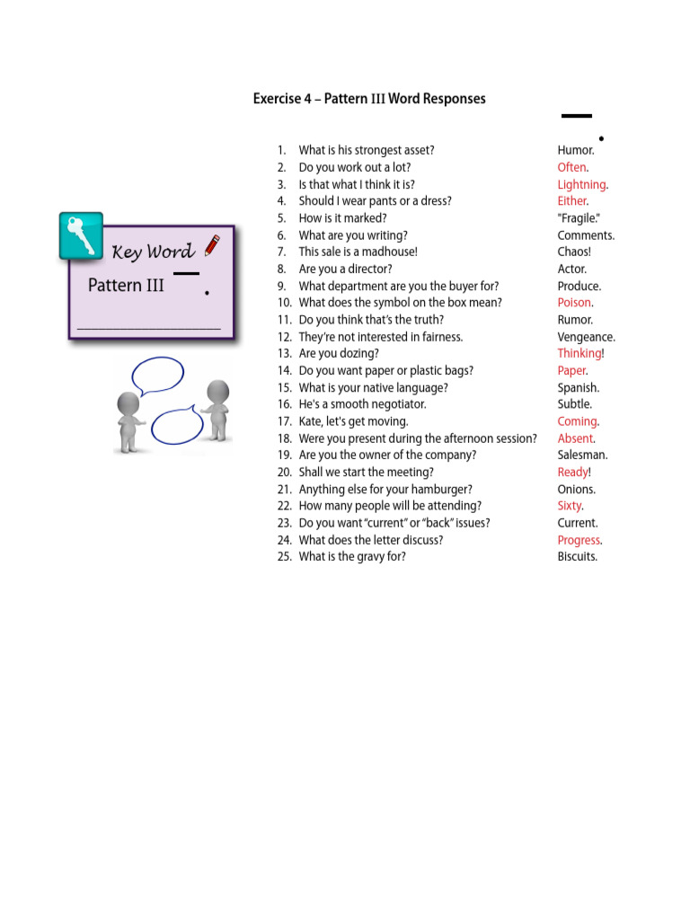 Exercise - Pattern III | PDF