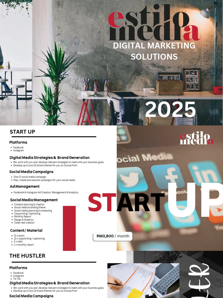 ESTILO MEDIA - Digital Marketing Solutions 2025 | PDF | Social Media ...