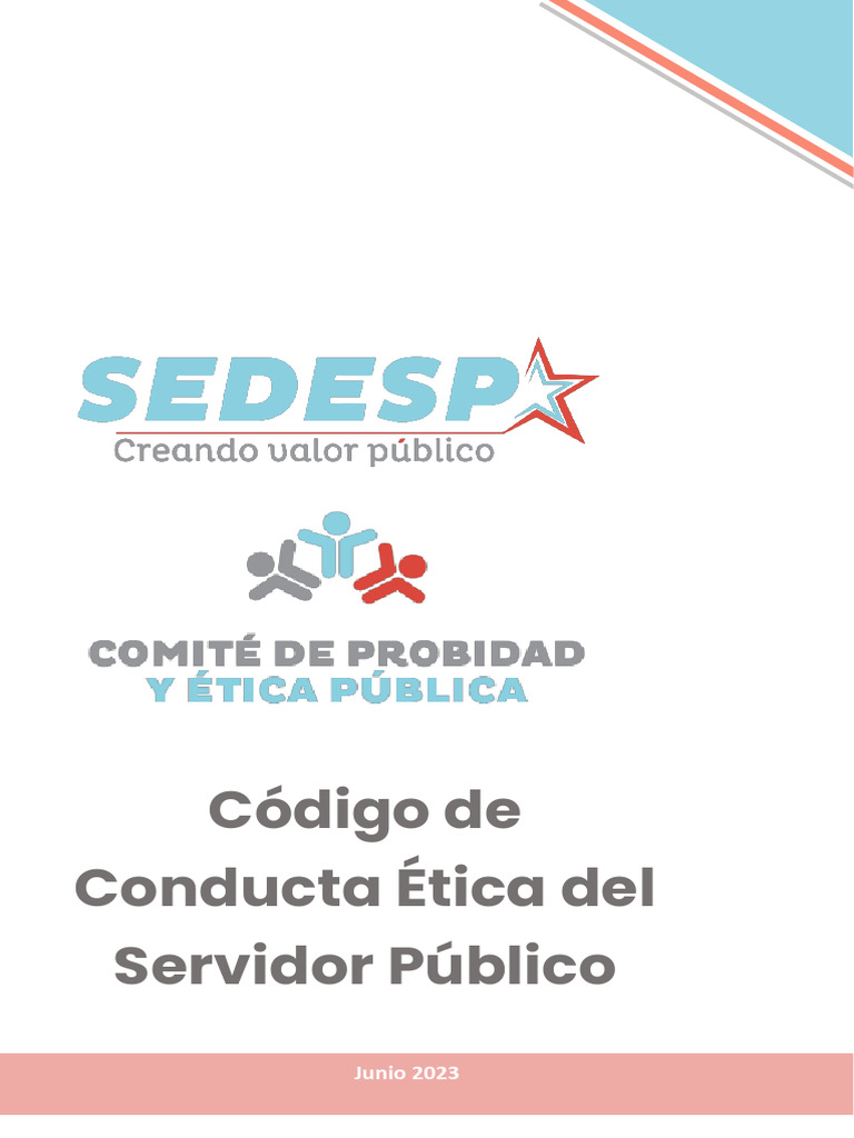Código de Ética del Servidor Público 2023 | PDF | Institución ...