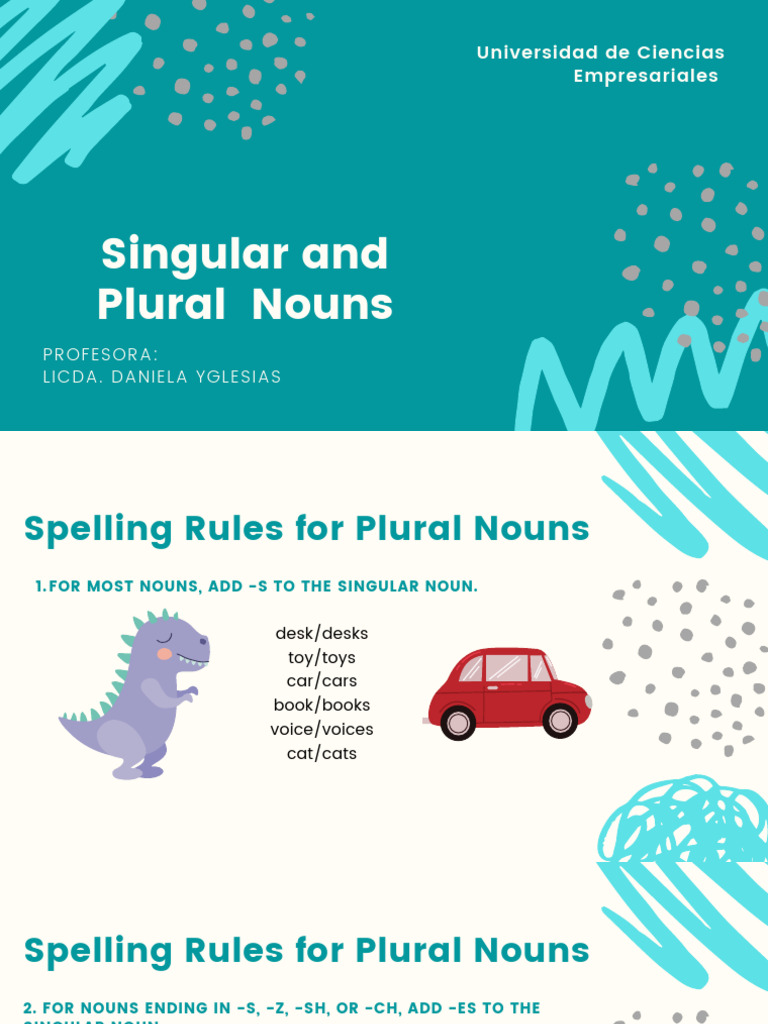 Spelling Rules for Plural Nouns Guide | PDF | Languages | Foreign ...
