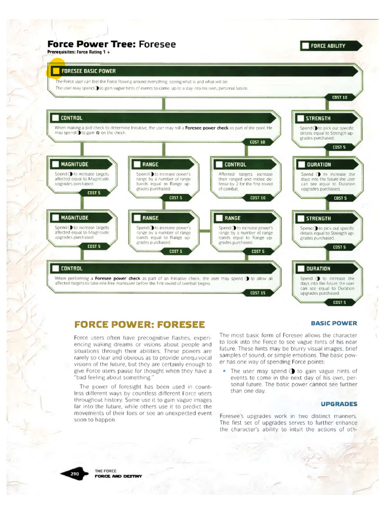 Force Power: Foresee Explained | PDF | Cognitive Science ...