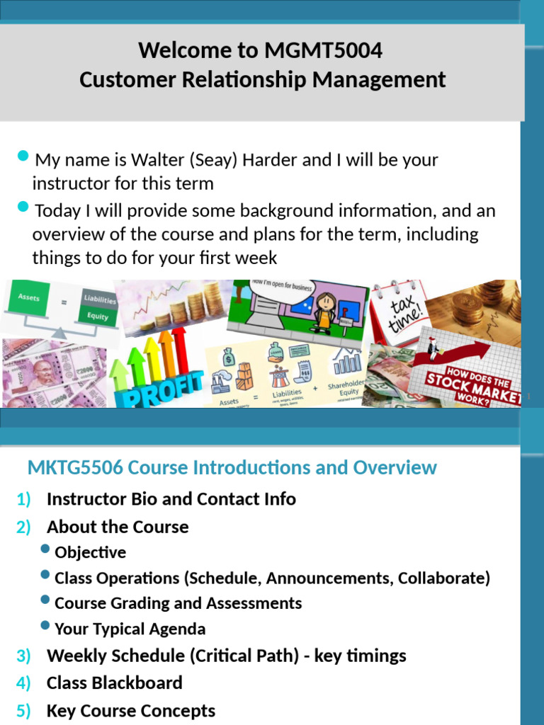 MGMT5004 CRM Course Overview and Info | PDF | Customer Relationship ...
