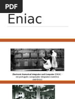 História e características do ENIAC | PDF | Sistema operacional ...