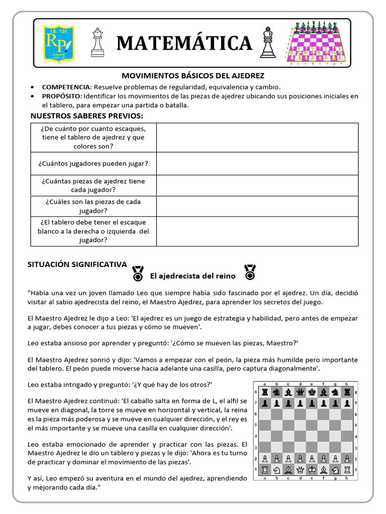 Movimientos Esenciales en Ajedrez | PDF | Ajedrez | Juegos de mesa