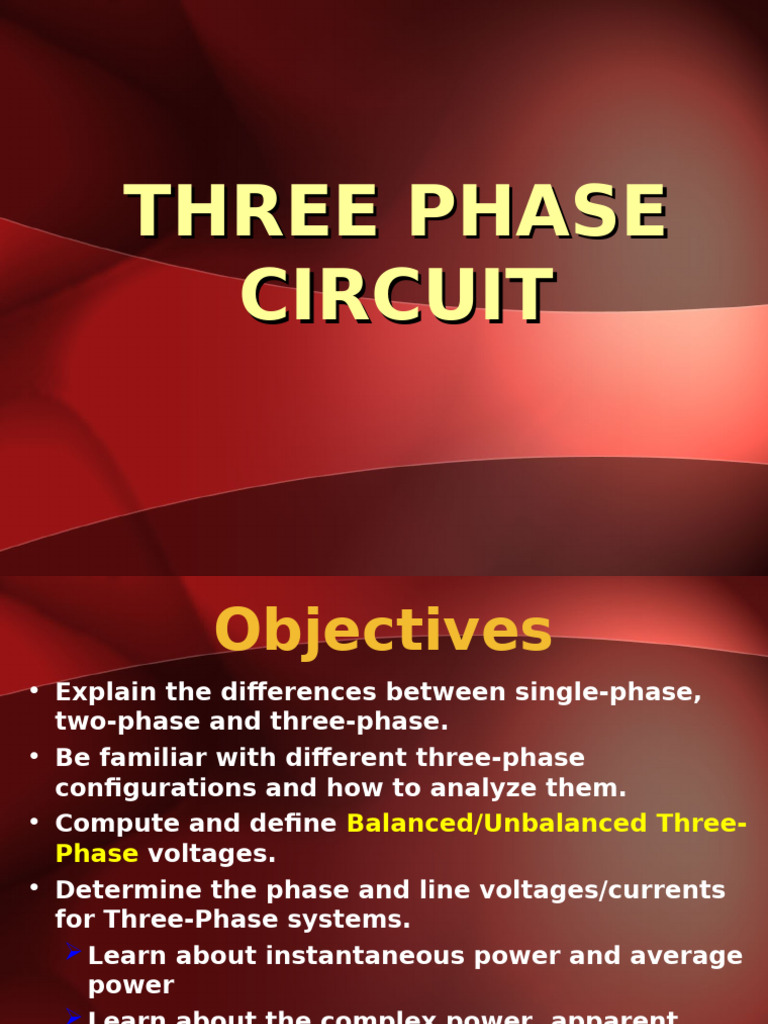 Understanding Three-Phase Circuits | PDF | Ac Power | Physical Quantities