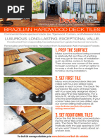 Ekodeck Designer Series Installation Guide V6.23 | PDF | Screw | Lumber