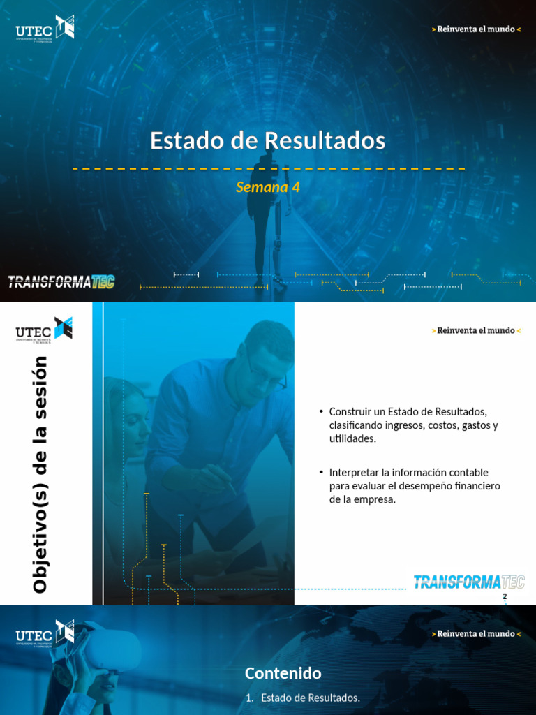 FE Semana 4 V2 | PDF | Estado de resultados | Contabilidad financiera