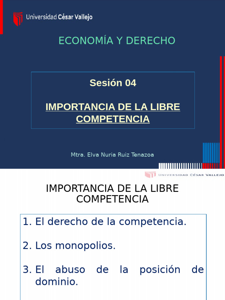 Importancia de la Libre Competencia | PDF | Monopolio | Mercado (economía)