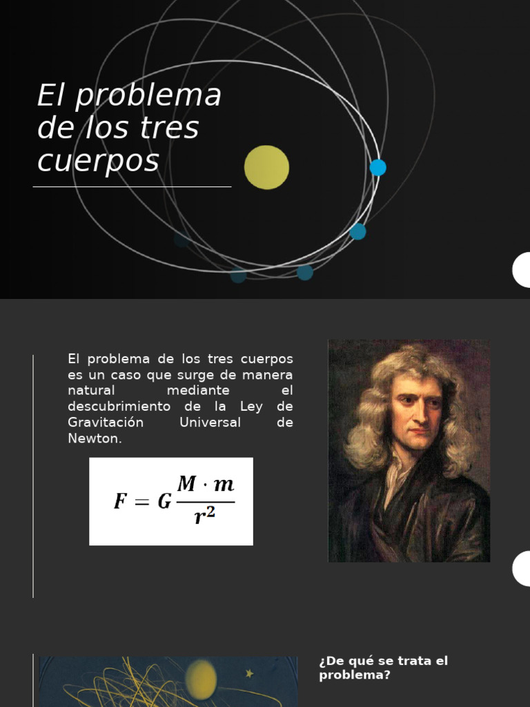 El problema de los tres cuerpos | PDF | Ecuaciones | Orbita
