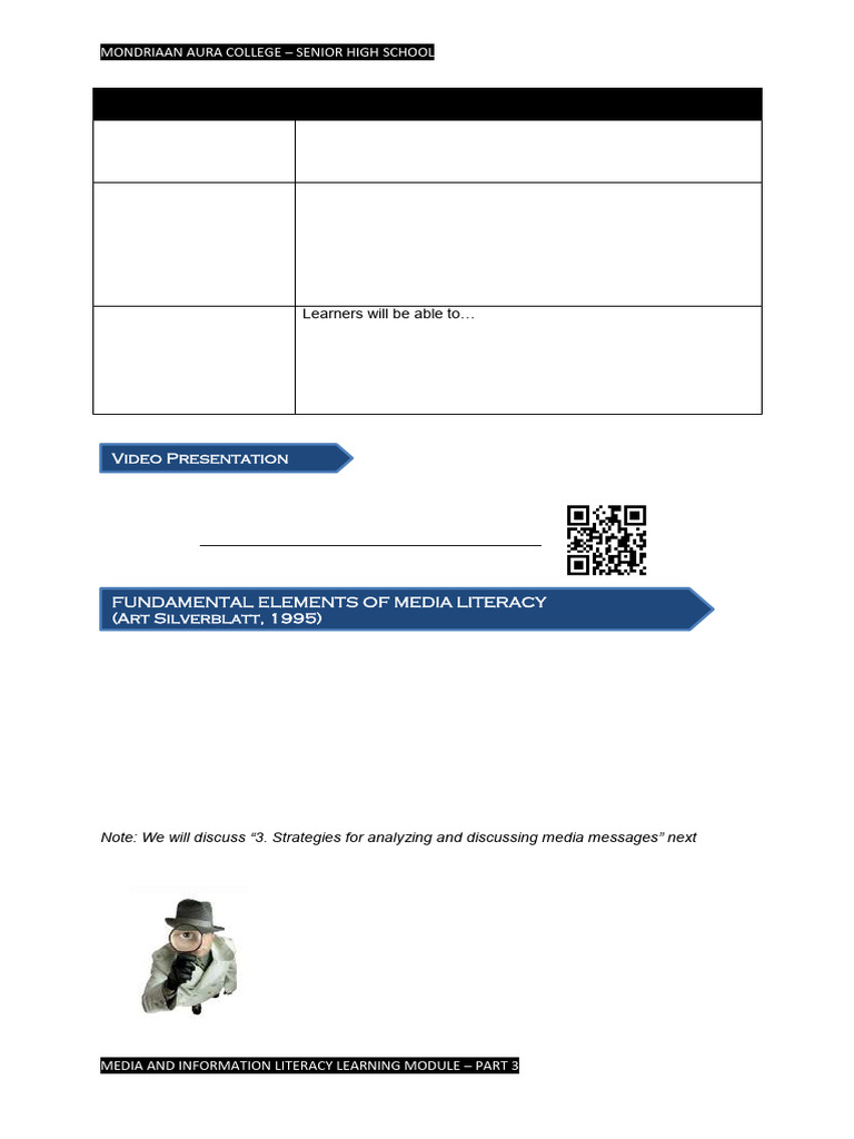 Media and Information Literacy Part 3 | PDF | Racism | Discrimination ...